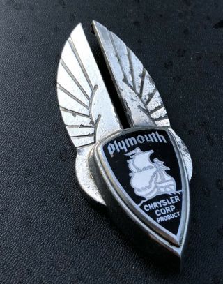 Very Rare 1936 Plymouth P1/p2 Grill/radiator Emblem/ornament/badge