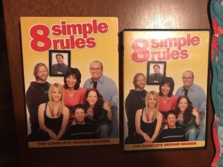 8 Simple Rules Season 2 Rare Oop Authentic Region 1 Complete With Slip Cover