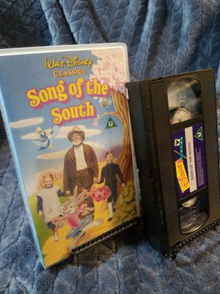 Song Of The South - Walt Disney - Vhs Authentic - Uk - Pal Format Splash Mountain Rare