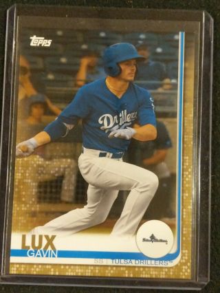 2019 Topps Pro Debut Gold Sp Gavin Lux Dodgers /50 Very Rare