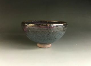 Chinese Porcelain Jun Kiln Blue Glaze Bowl Yuan Dynasty (1279 - 1368)