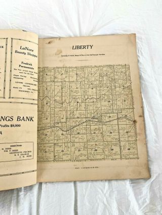 large Atlas of Keokuk County Iowa,  Maps,  advertising 1931 2