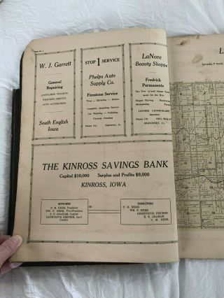 large Atlas of Keokuk County Iowa,  Maps,  advertising 1931 3