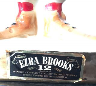 Vintage Ezra Brooks Whiskey Bottle Clown Decanter Bottle,  Empty,  Rare,  1971 2