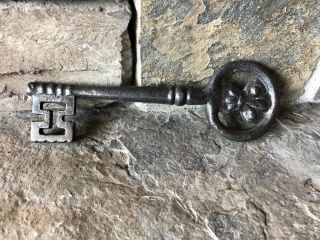 Vintage Style Large Cast Iron Skeleton Key,  8 " Long,  Lock,  Door,  Decor,  Home