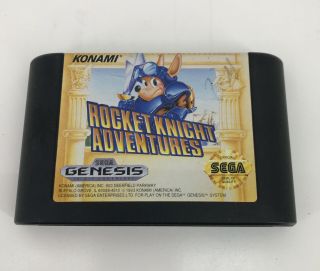 Rocket Knight Adventures Sega Genesis 1993 Authentic Konami Rare (1016)