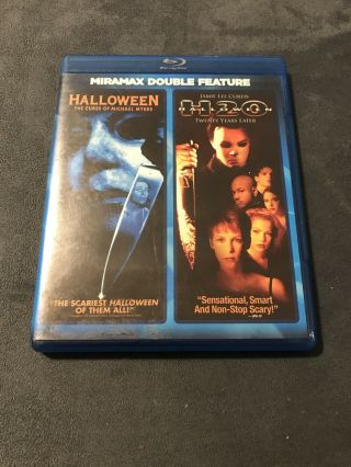 Halloween: The Curse Of Michael Myers / Halloween: H2o (blu - Ray Disc,  2011) Rare