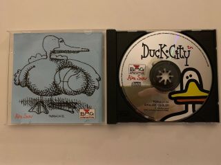 RARE Duck City 1996 PC CD - ROM Vintage Action Adventure Puzzle Alan Snow Game 2