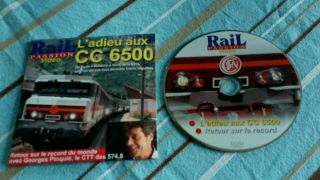 Rare Dvd Rail Passion Vidéo - Adieu Aux Cc 6500 Locomotives - Train - Sncf - Cheminot