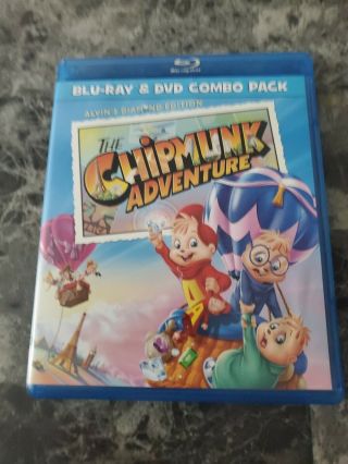 The Chipmunk Adventure (blu Ray/dvd Combo Pack) Alvin 