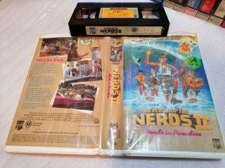 Revenge Of The Nerds 2 (1987) - Rare Cbs/fox 1st/only Vhs Issue - Classic Comedy