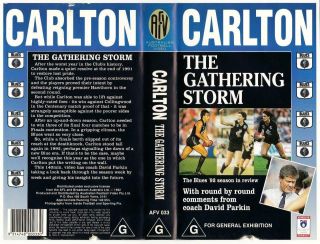 Carlton: The Gathering Storm,  1992 Rare Vhs Tape