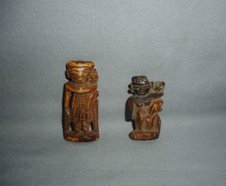 Antique India Top Rare High Aged Carved Tribal Tirupati Marapachi Amulet Dolls