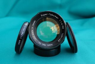 Rare - Ex - Yellow Pentax 50mm/f1:1.  4 - Takumar Lens For Pentax 42mm Mount