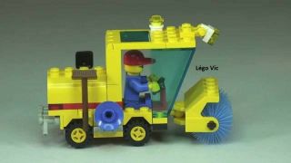 Lego 6649 Town City Balayeuse De Rue Street Sweeper Complet De 1995 - C205