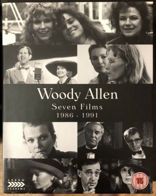 Woody Allen Seven Films 1986 - 1991 7 Blu - Ray Box Set Rare Oop Region B Arrow