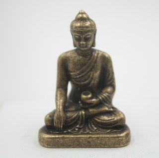 Pure Copper Antiques Small Bronze Buddha Statue Pharmacist Buddha Handicrafts