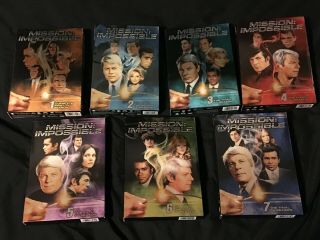 Mission Impossible Seasons 1 - 7 Complete Series Dvd Set Cbs Rare Oop Tv