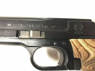 Rare.  22 Cal Smith and Wesson Model 78G CO2 Pellet Pistol with Wooden Grips 3