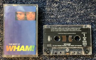 Rare - The Best Of Wham Cassette Tape 80s Pop Dance Synth George Michael