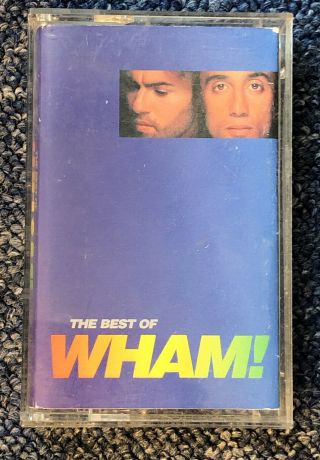 Rare - The Best Of Wham Cassette Tape 80s Pop Dance Synth George Michael 2