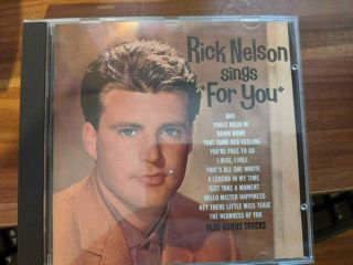 Rare Ricky Rick Nelson Cd Sings For You Mca 1993 20 Tracks