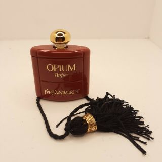 Yves Saint Laurent Vintage Opium 3.  5ml Parfum Tassel Rare Vintage