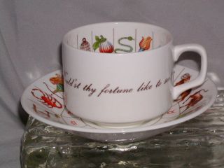 Jon Anton The Taltos Fortune Telling Teacup & Saucer Made In England