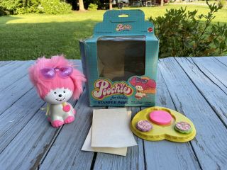 Rare 1983 Poochie For Girls With Stamper Paws By Mattel,  Vintage Toy