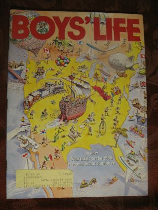Boys Life Scouts July 1985 National Scout Jamboree Sea World Whales