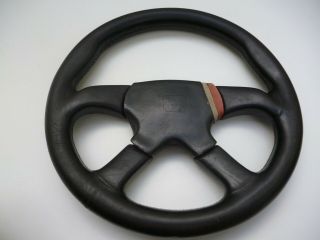 Leather Atiwe Steering Wheel 4spoke Honda Acess Civic Crx Ef9 Eg6 Size 36cm Rare