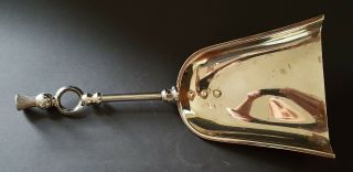 Silver Plate On Copper Vintage Victorian Antique Crumb Tray Dust Pan Shovel