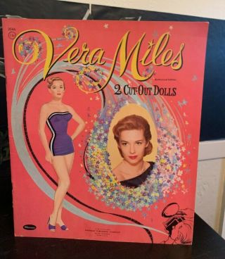 Vintage Vera Miles Paper Dolls Uncut 2 Cut Out Dolls