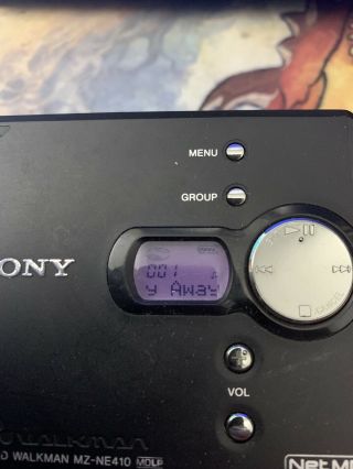 Sony Net MD Walkman MZ - NE410 Mini Disc Player Recorder,  6 RARE 2