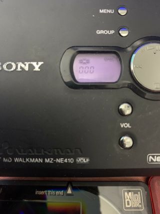Sony Net MD Walkman MZ - NE410 Mini Disc Player Recorder,  6 RARE 3