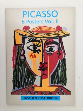 Picasso,  Vol:2,  Mega Rare 1993 Authentic Taschen Poster Book,  Set Of 6 Posters
