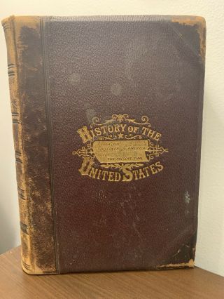 A Popular History Of The United States (1880) John C.  Ridpath,  Hc,  Illus. ,  Rare