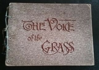 Rare Antique Book 1887 " The Voice Of The Grass " Sarah Roberts