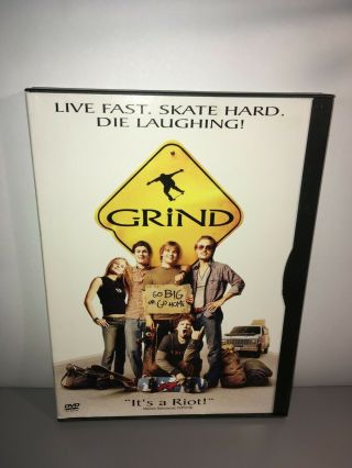 Grind (dvd,  2003) Rare Oop Skateboarding Mike Vogel Adam Brody Bam Margera