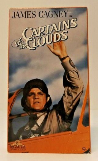 Captains Of The Clouds Rare Vhs (1993) Mgm James Cagney Brenda Marshall Nr 1942