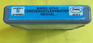 Creedence Clearwater Revival Mardi Gras 8 track tape Rare Belgium Issue 2