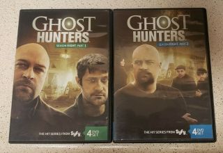 Ghost Hunters - Season Eight,  Parts 1 & 2 Dvd,  8 - Disc Set Rare Oop Syfy R1 Us