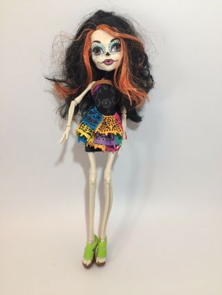 Monster High Doll Skelita Calaveras Sugar Skull Day Of The Dead Rare