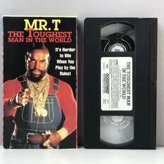 Mr.  T The Toughest Man In The World Vhs Video Tape Goodtimes 1984 Rare Vtg Oop