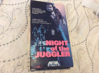 Night Of The Juggler Rare Vhs Horror Cult 80s Action Slasher Media Video
