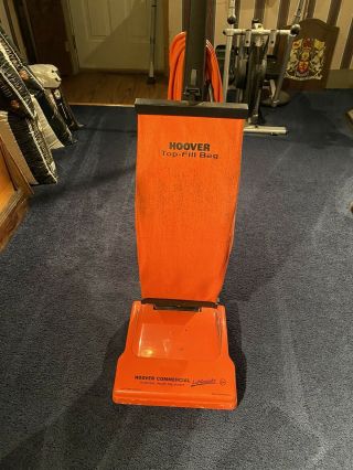 Vintage Rare Hoover Commercial Light Weight Upright Vacuum Cleaner