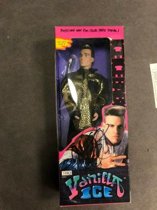 1991 Vanilla Ice Signed Doll Rare Mib