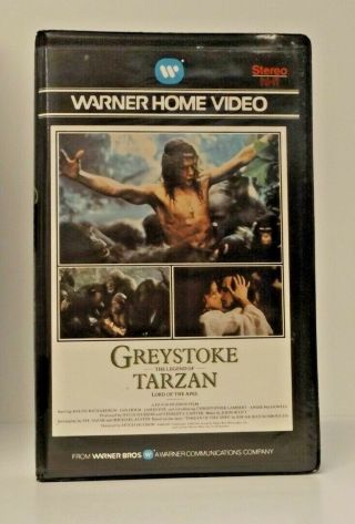 Greystoke The Legend Of Tarzan Rare Promo Uk Pal Vhs (1984) Christopher Lambert