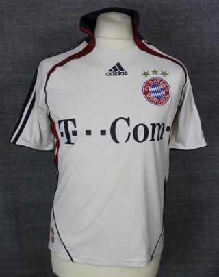 Vintage Bayern Munich Away Football Shirt 06 - 07 Adidas Youths Large Rare