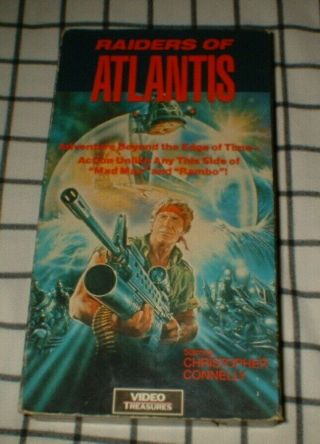 Raiders In Atlantis Science Fiction Action Adventure 80s Classic Vhs Rare
